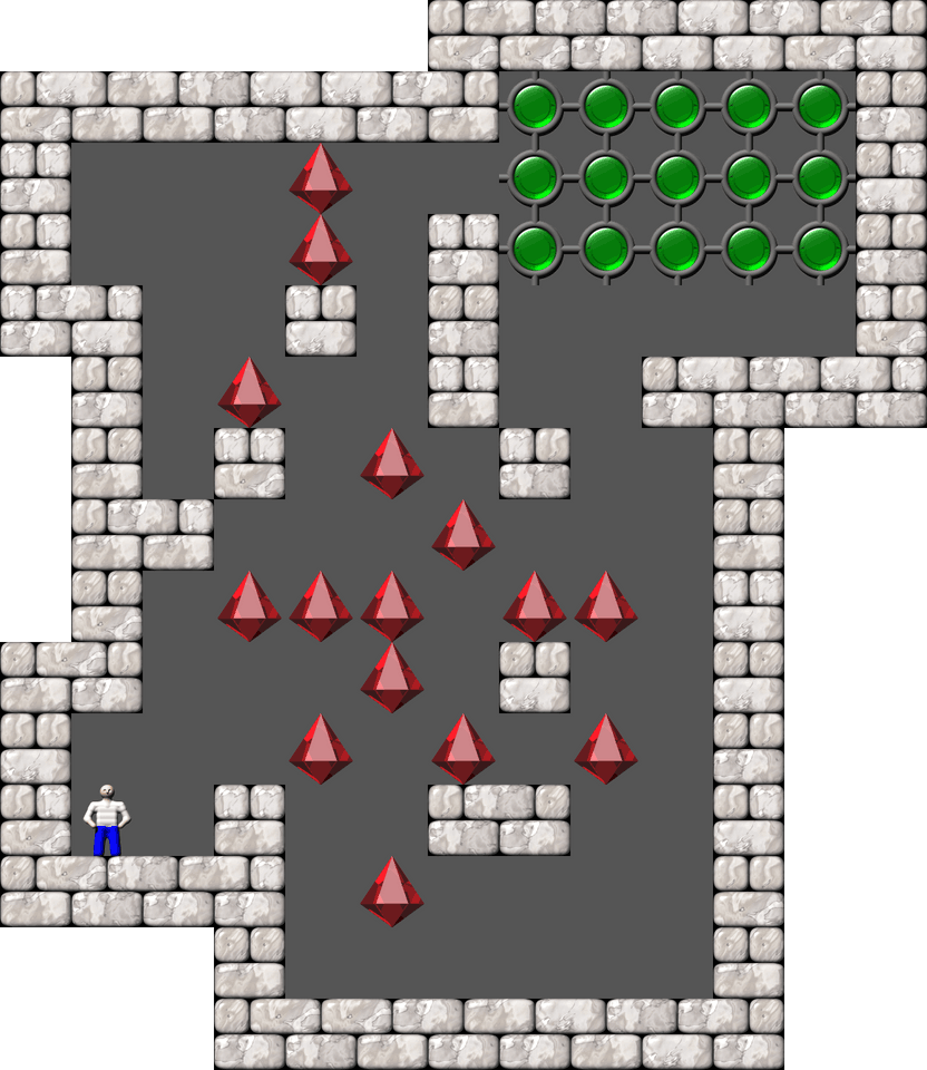 Sokoban Mass Remodel level 1399